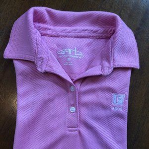 Girl's golf shirt - pink Garb Performance size 7-8